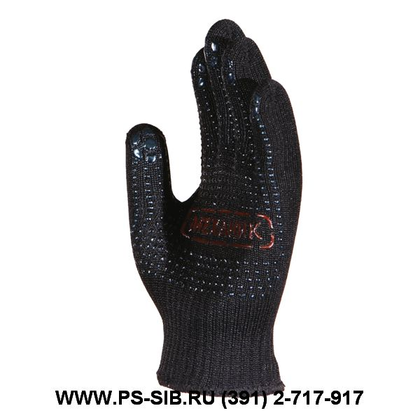 Перчатки "МЕХАНИК" БЛЭК ПВХ TNG–30
